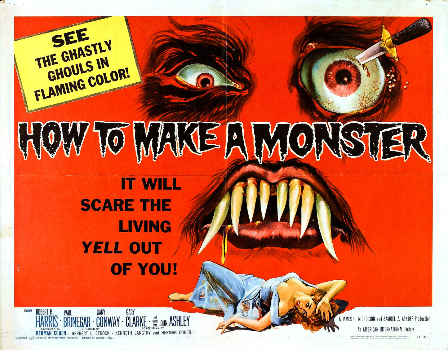How To Make A Monster 02 Movie Magnet