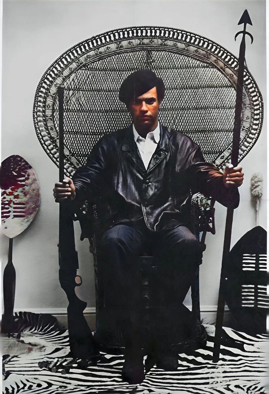 Huey Newton Colorized Magnet Picture Magnet Print Black Panther Civil Rights