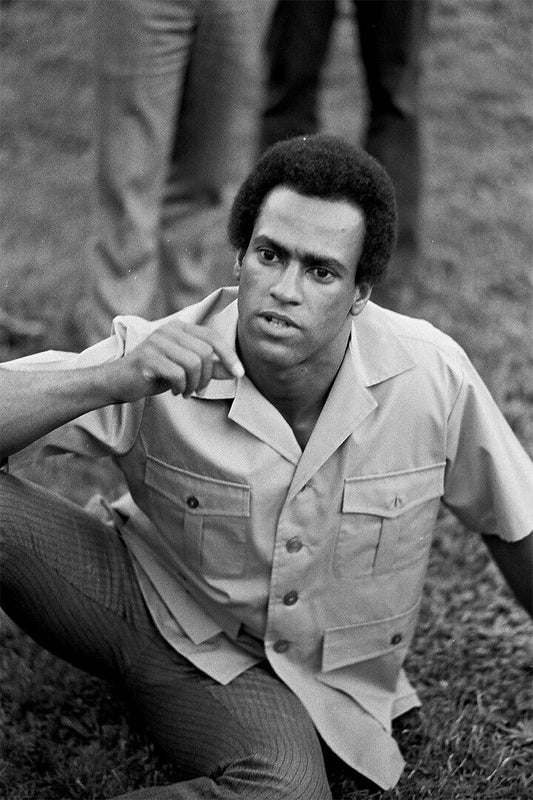 Huey Newton Newspaper Service Founder Print Wall Art Home Decor Poster