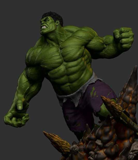 Hulk Action Figure Print Poster
