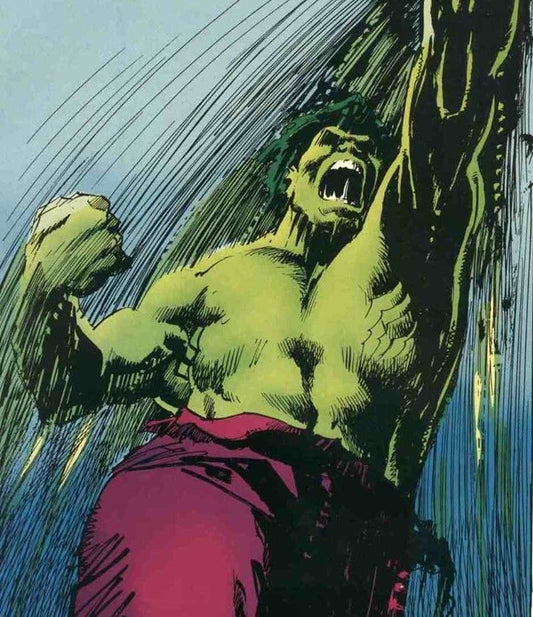 Hulk Action Pose Print Poster