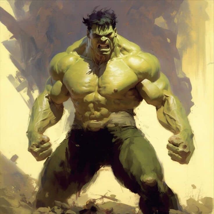 Hulk Action Pose (1) Print Poster