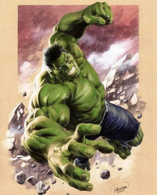 Hulk Action Pose (3) Print Poster