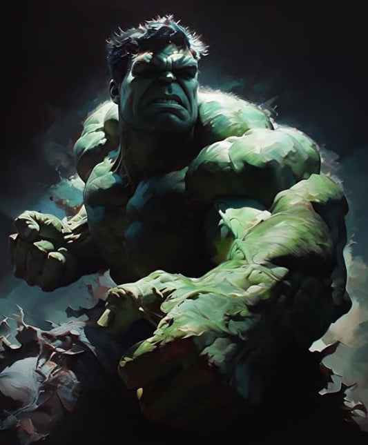 Hulk Action Pose (6) Print Poster
