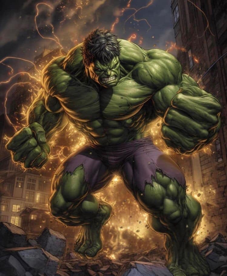 Hulk Action Scene (1) Jigsaw Puzzle