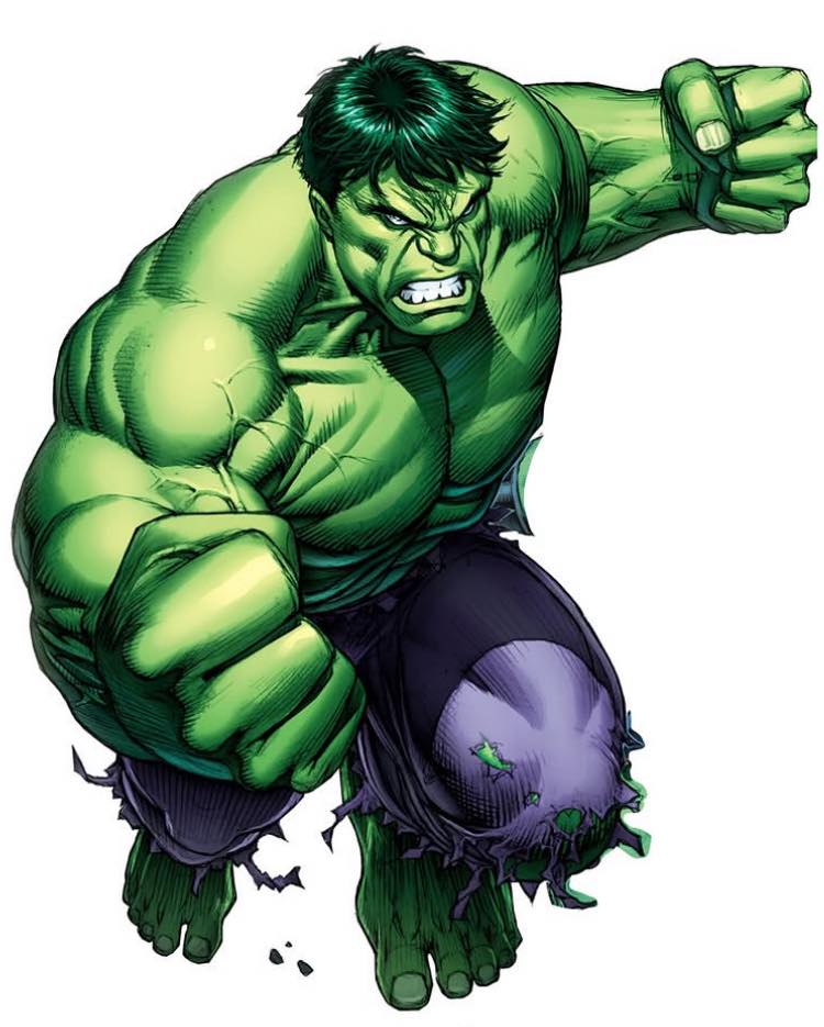Hulk Anger Action (2) Print Poster