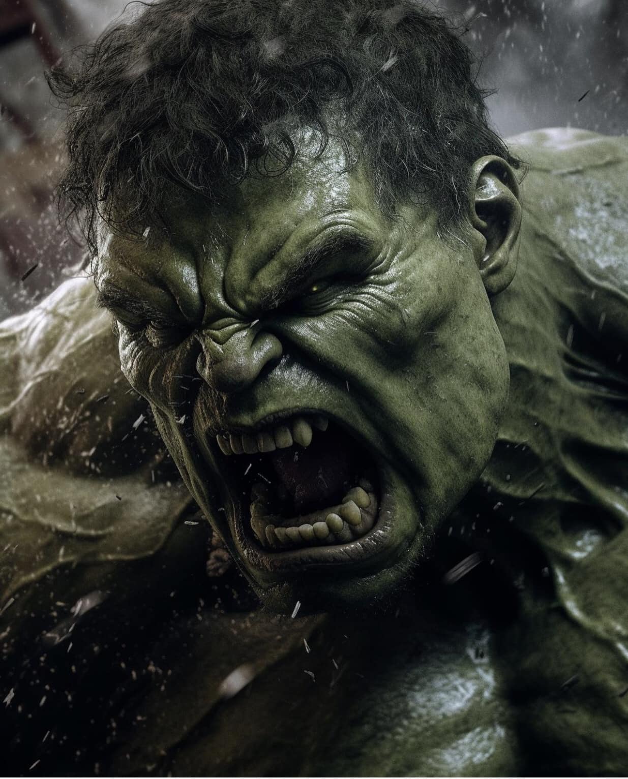 Hulk Anger Expression Jigsaw Puzzle