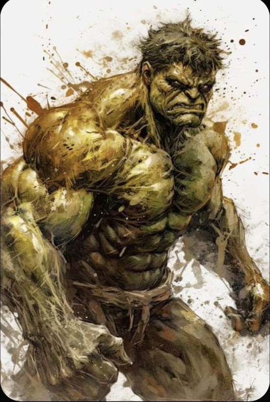 Hulk Artistic Illustration Print Poster