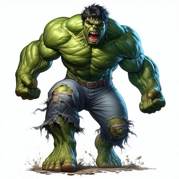 Hulk Artwork Transformation Jigsaw Puzzle