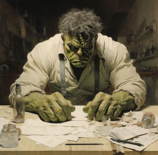 Hulk At Work Print Poster