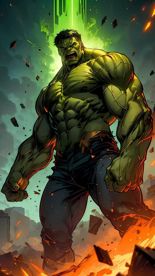 Hulk Battle Ready Print Poster