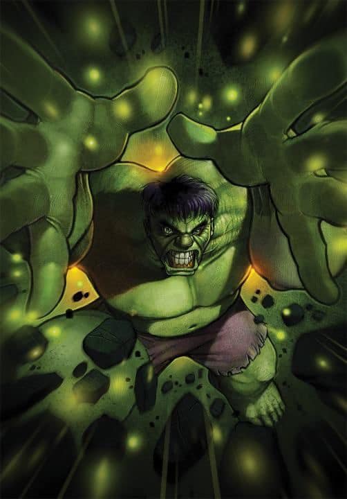 Hulk Breaking Through Wall (3) Print Poster