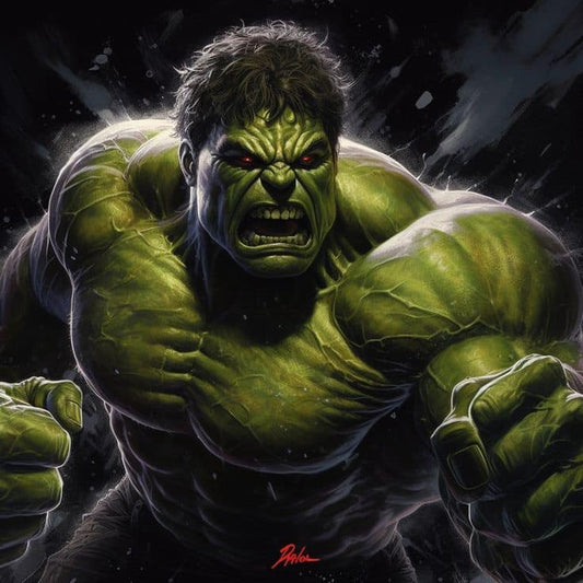 Hulk Character Art Print Poster