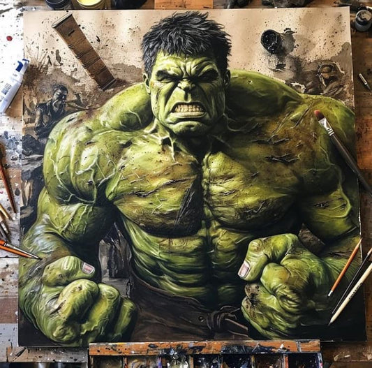 Hulk Character Artwork (2) Print Poster