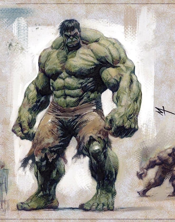 Hulk Character Artwork (3) Print Poster