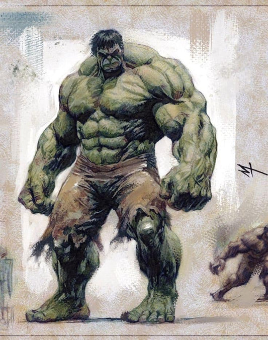 Hulk Character Artwork (3) Print Poster