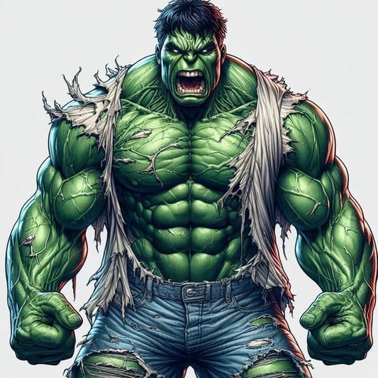 Hulk Character Artwork (5) Print Poster