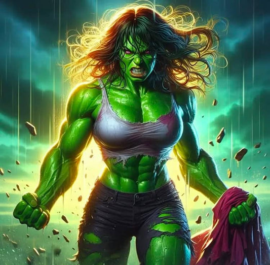 Hulk Character Artwork (7) Print Poster