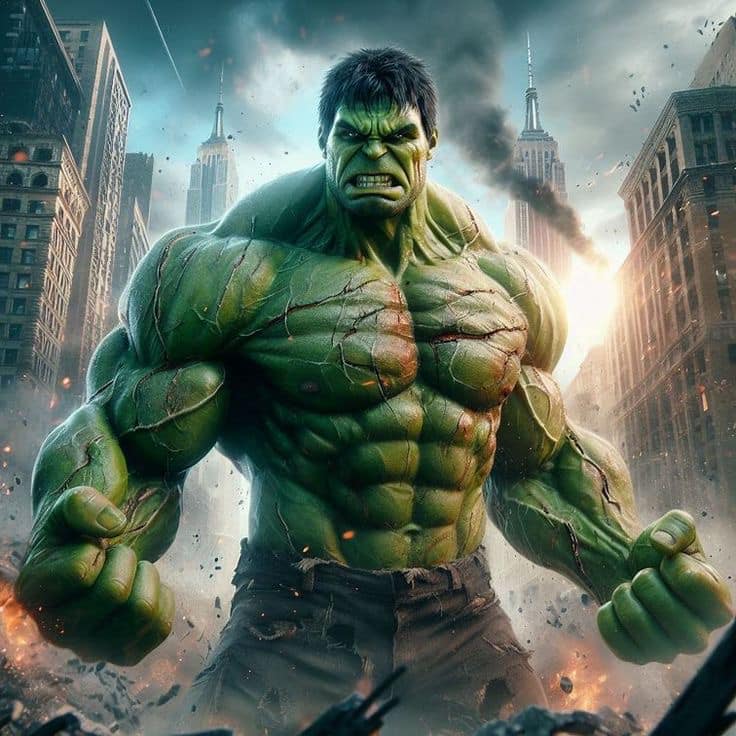 Hulk City Battle Jigsaw Puzzle