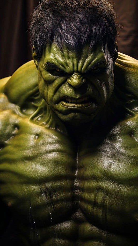 Hulk Close Up Print Poster
