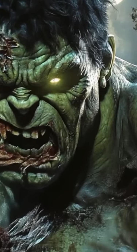 Hulk Closeup Angry Print Poster