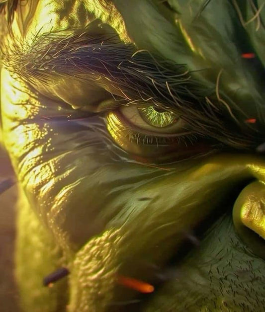 Hulk Closeup Detail Print Poster