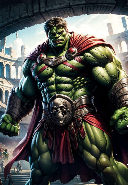 Hulk Colosseum Warrior Print Poster