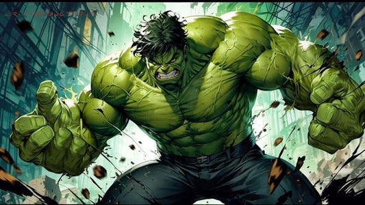 Hulk Comic Action Hero Print Poster