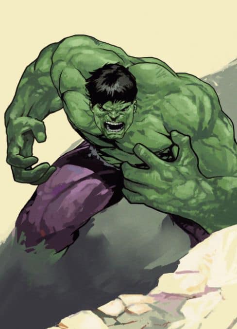 Hulk Comic Art Print Poster