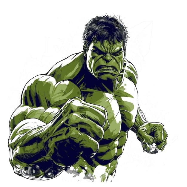 Hulk Comic Artwork Print Poster