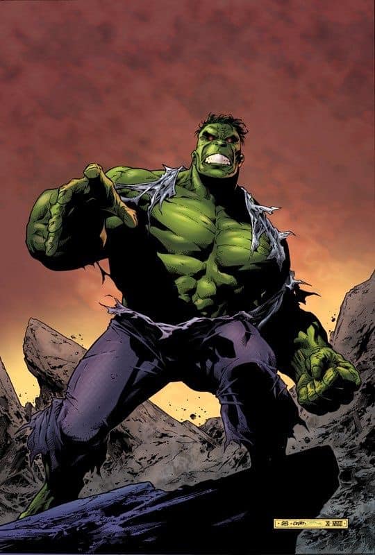Hulk Demolishing Rubble Print Poster