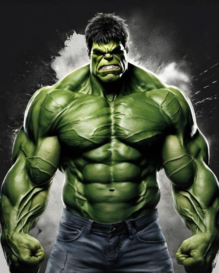 Hulk Hero Strong Image Print Poster