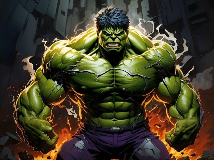 Hulk In Action Jigsaw Puzzle