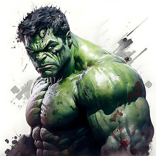 Hulk Portrait Artwork Print Poster