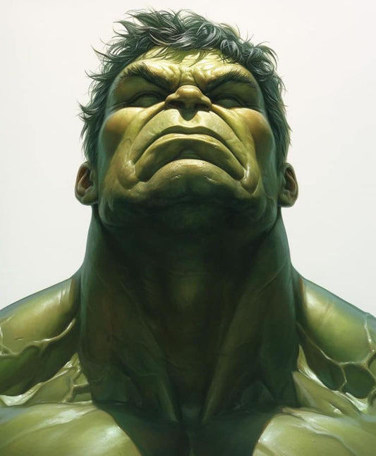 Hulk Portrait Expression (2) Print Poster