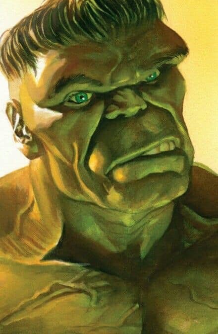 Hulk Portrait Illustration Print Poster