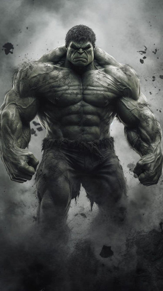 Hulk Powerful Pose Print Poster