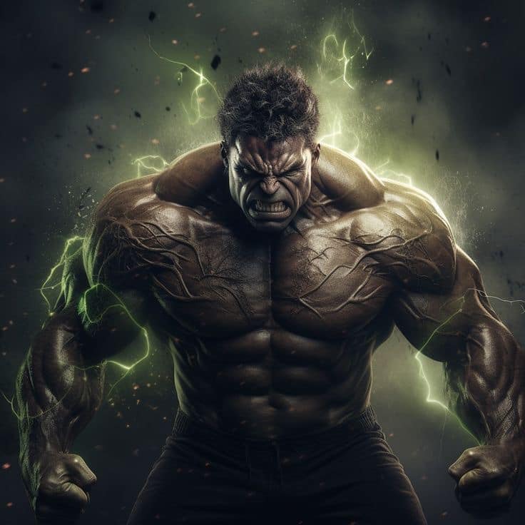 Hulk Transformation Pose Jigsaw Puzzle
