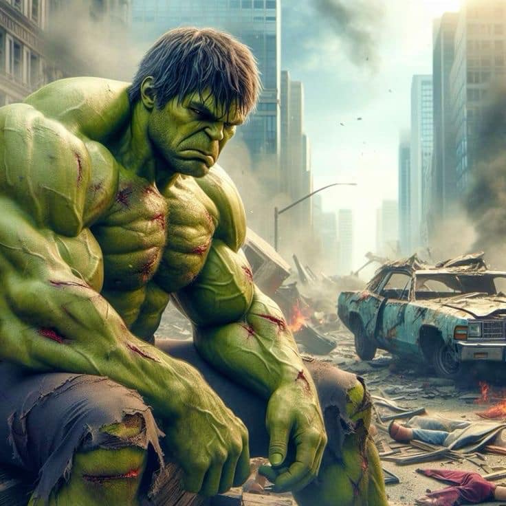 Hulk Urban Destruction Jigsaw Puzzle