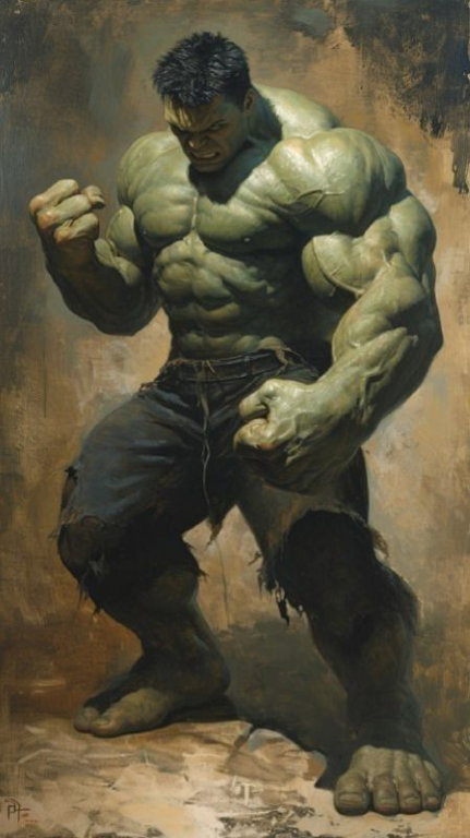 Hulk 8921 Print Poster