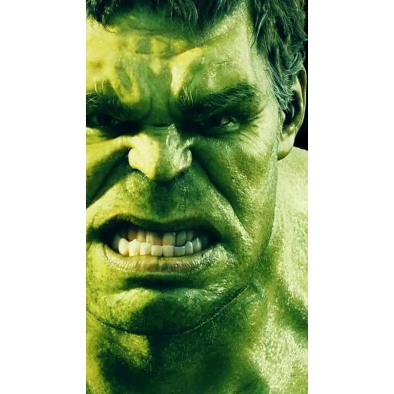 Hulk Angry Expression 001 Jigsaw Puzzle