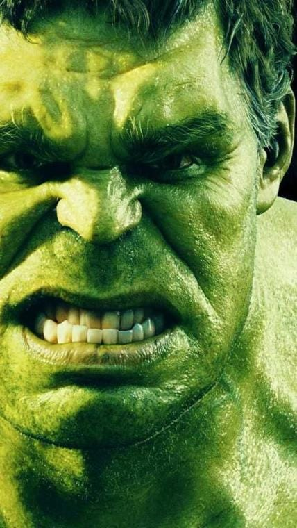 Hulk Angry Green Expression 214 Jigsaw Puzzle