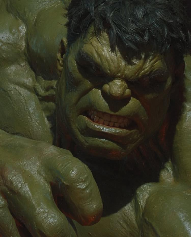 Hulk Angry Positive 1290 Print Poster