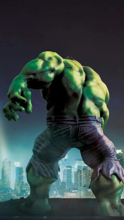 Hulk Back View 472 Print Poster