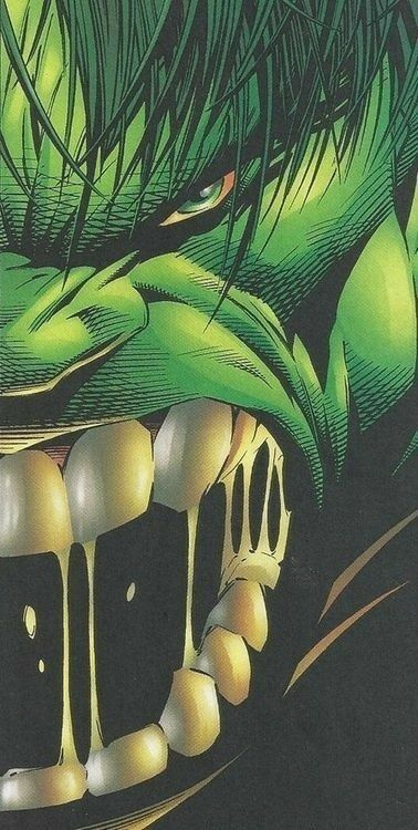 Hulk Closeup Grimace 842 Print Poster