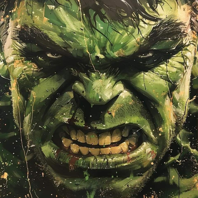 Hulk Fury 2985 Print Poster