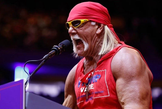 Hulk Hogan Campaigning For President Donald Trump Magnet Picture Magnet