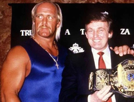 Hulk Hogan & Donald Trump Old Classic Retro Magnet Picture Magnet