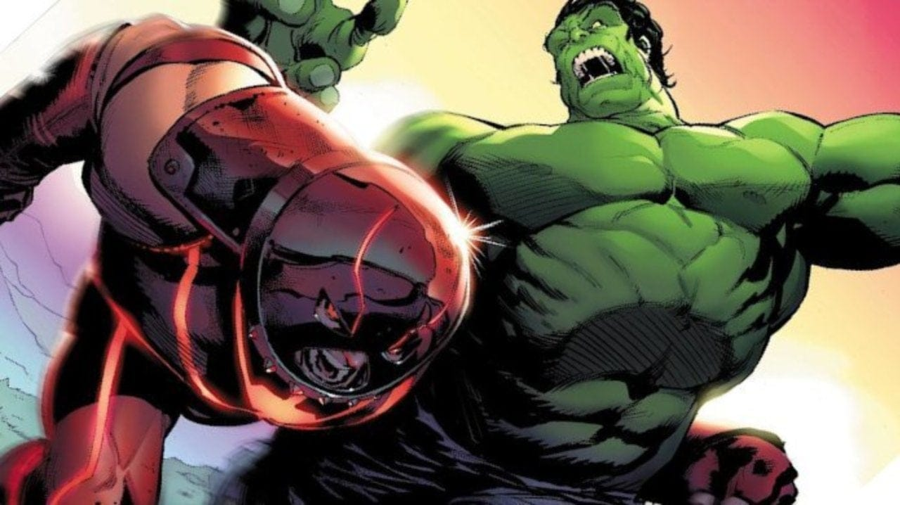 Hulk Juggernaut Battle 302 Print Poster