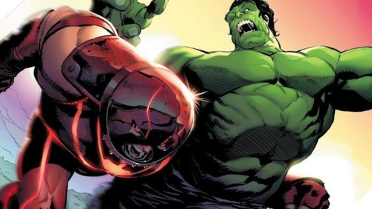 Hulk Juggernaut Battle 302 Print Poster